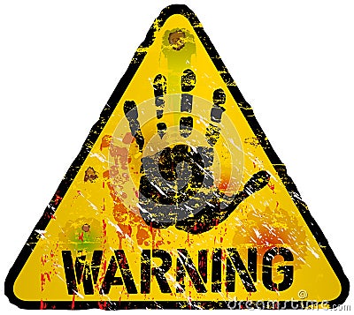 Warning sign Vector Illustration