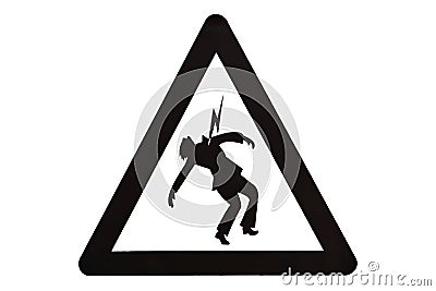 Warning signs Stock Photo