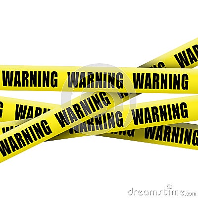 Warning tape Stock Photo