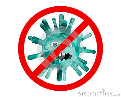 Warning virus danger contagious epidemic pandemic viral coronavirus covid-19 Stock Photo