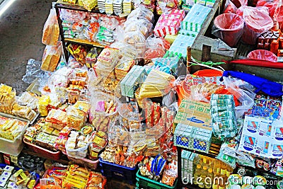 Warorot Market, Chiang Mai, Thailand Editorial Stock Photo