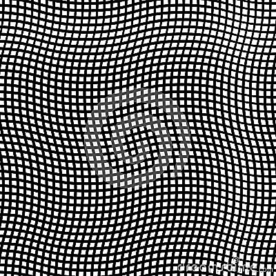 Warp, free-form reticular array, matrix of lines. Complex geometric net, web cellular pattern, cellular background. Free-form, Vector Illustration
