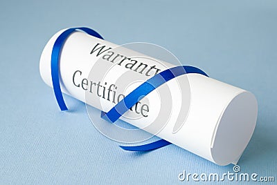 Warranty Stock Photo