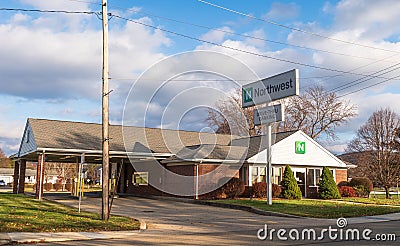 Warren, Pennsylvania, USA November 23, 2023 A Northwest Bank branch office Editorial Stock Photo