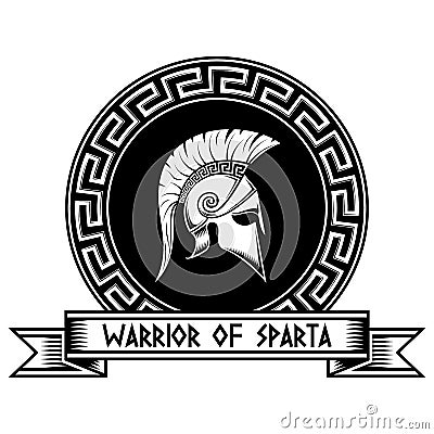 Warrior of Sparta Vector Illustration