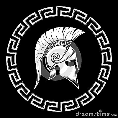 Warrior of Sparta Vector Illustration