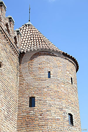 Warsaw Barbican Tower Stock Photo