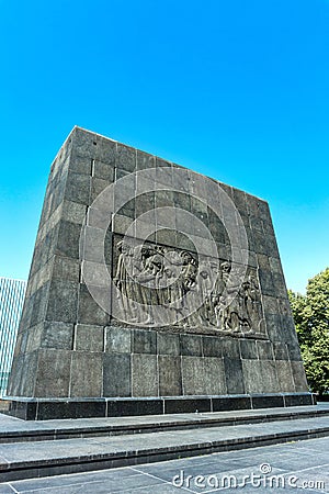 Warsaw Ghetto Heroes Monument Editorial Stock Photo