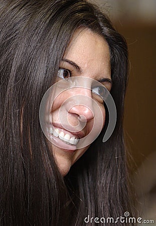 Warsaw, Mazovia / Poland - 2006/02/20: Ive Mendes, Brazilian singer, musician and vocalist - in a press meeting with media during Editorial Stock Photo