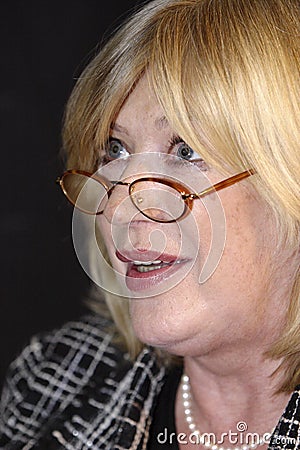 Warsaw, Poland - Marianne Evelyn Gabriel Faithfull - English singer, songwriter and actress in a press meeting with media Editorial Stock Photo