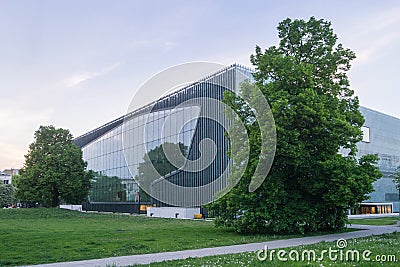 Museum of the History of Polish Jews in Warsaw Editorial Stock Photo