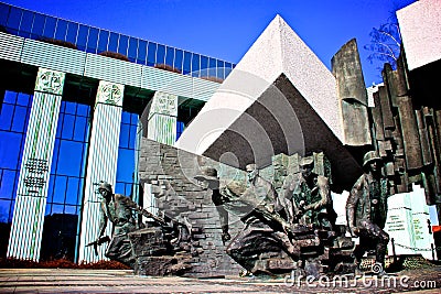 Warsaw Uprising Monument Editorial Stock Photo