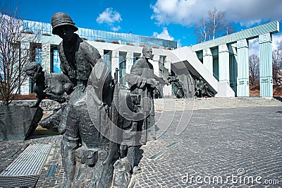 Warsaw Uprising Monument Warsaw Editorial Stock Photo