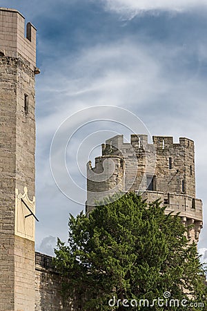 Warwick Castle Stock Photo