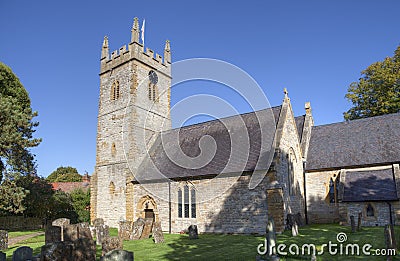 Warwickshire church, England Stock Photo