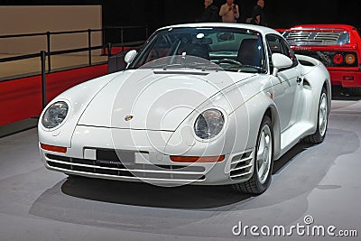 Porsche 959 - 91th Geneva International Motor Show 2024 Editorial Stock Photo