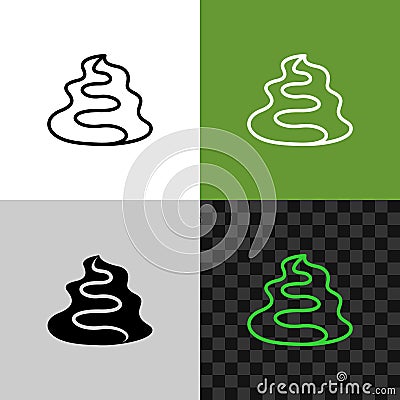 Wasabi paste sauce line icon. Japanese hot spice. Vector Illustration