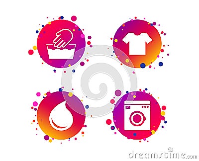 Wash icon. Not machine washable symbol. Vector Vector Illustration