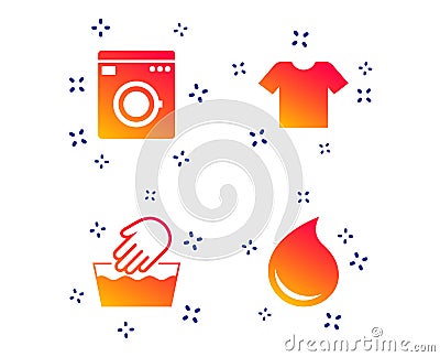 Wash icon. Not machine washable symbol. Vector Vector Illustration