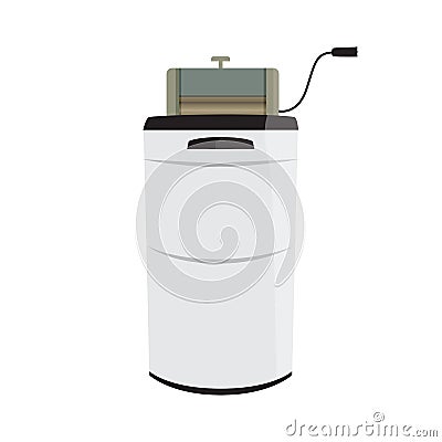 Wash machine Vector Illustration