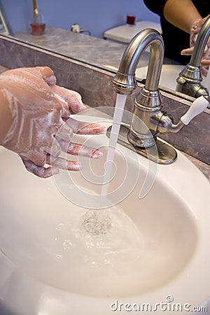 Wash Your Hands Stock Photo