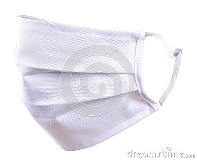 Washable cotton protective face mask Stock Photo