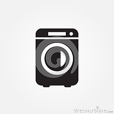 Washer vector icon illustration graphic design. Vector Illustration