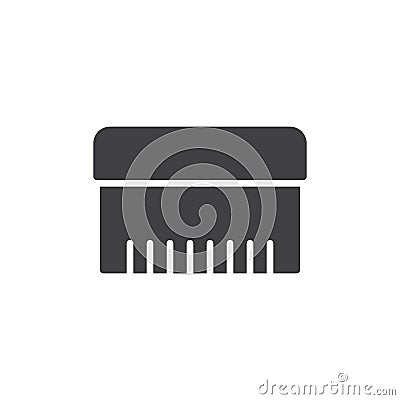 Washing brush icon vector Vector Illustration