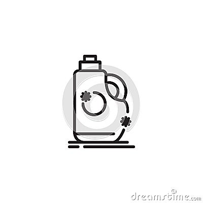 Washing detergent.. Vector illustration decorative design Vector Illustration