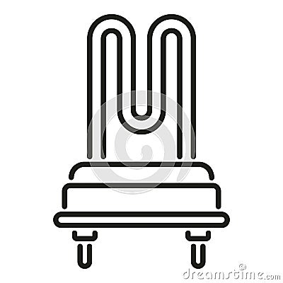 Washing machine boiler fix icon outline vector. Repair service Vector Illustration