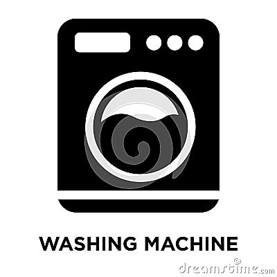 Washing Machine with Dots icon vector isolated on white background, logo concept of Washing Machine with Dots sign on transparent Vector Illustration