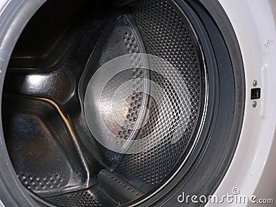 Washing machine drum Stock Photo