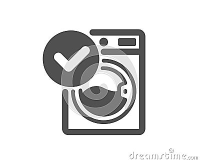 Washing machine icon. Wash laundry sign. Vector Vector Illustration