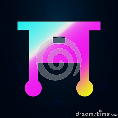 Washing machine nolan icon. Simple thin line, outline vector of furniture icons for ui and ux, website or mobile application Stock Photo