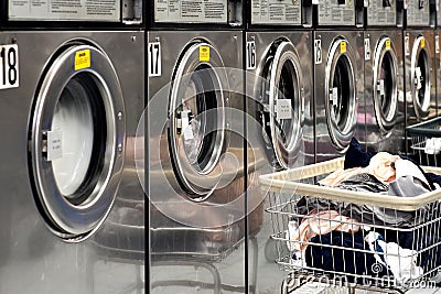 Washing machines Stock Photo