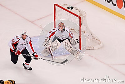 Jeff Schultz and Braden Holtby Editorial Stock Photo