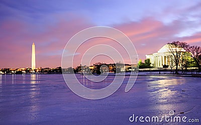 Washington DC Landmarks Stock Photo