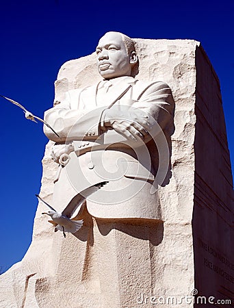 Washington, DC: Martin Luther King, Jr. Memorial Editorial Stock Photo