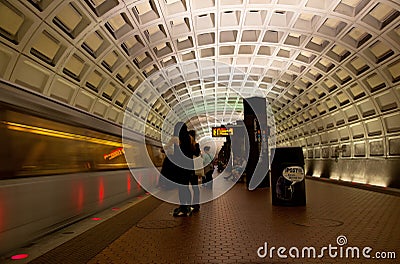 Washington DC Metro Editorial Stock Photo