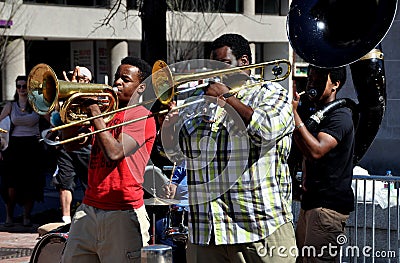 Washington, DC: Musicians at Dupont Circlre Editorial Stock Photo