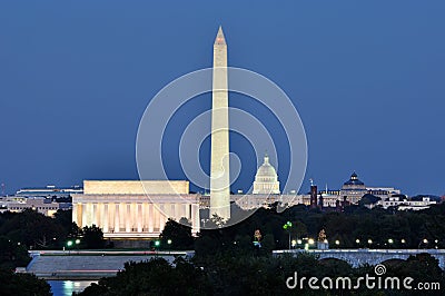 Washington DC Skyline Stock Photo