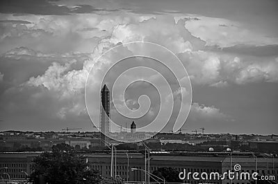 Washington DC under Repair or Growth spurt? Stock Photo