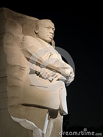 Washington, DC, USA - April 11, 2017: Martin Luther King Jr. Memorial Editorial Stock Photo