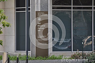 Lyndon Baines Johnson U.S. Department of Education Building Editorial Stock Photo