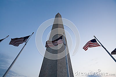 The Washington monument Stock Photo