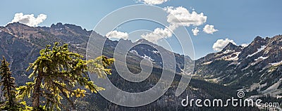 Washington Pass in the Okanogan National Forest Stock Photo