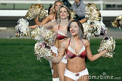 Washington Redskins Cheerleaders Editorial Stock Photo