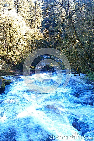 Washougal river Stock Photo