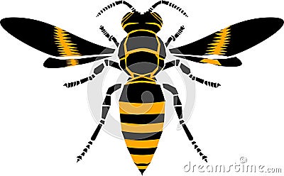 Wasp, icon Vector Illustration