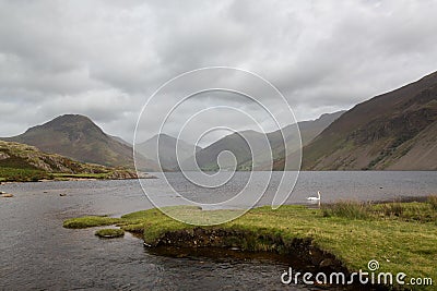 Wast water in english lake district Stock Photo